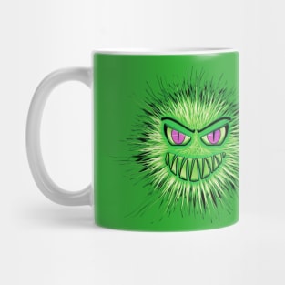 green monster face Mug